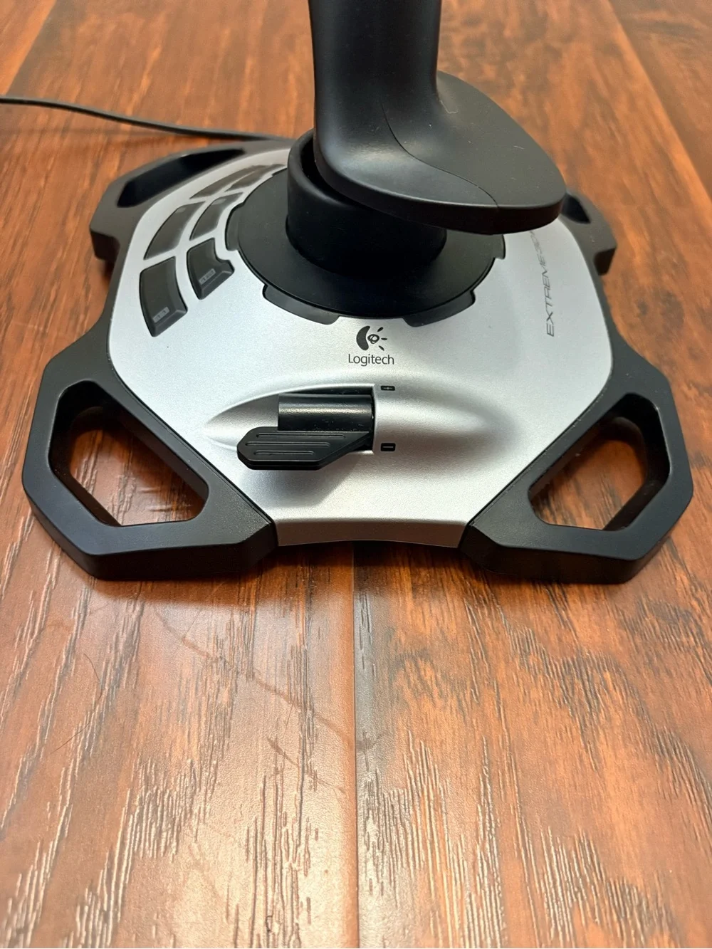 Logitech Black and Silver USB Flight Joystick Controller